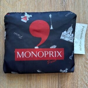 Monoprix Reusable Tote Bag with Paris Icons